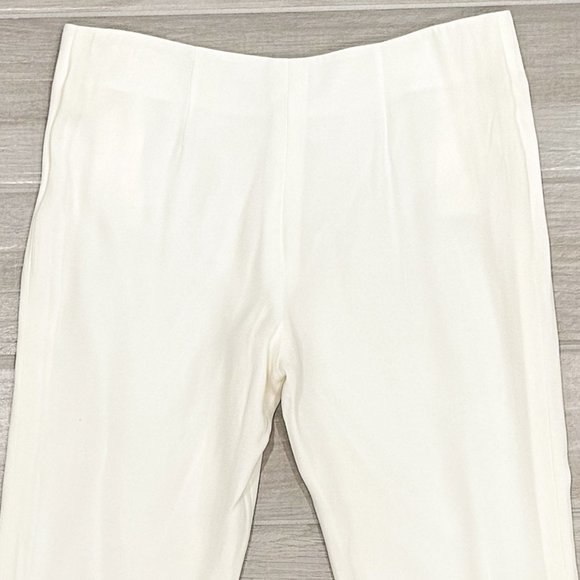 Edward Achour Paris Embellished-Button Bootcut Sailor Trousers E47 Ivory/White - Picture 8 of 16